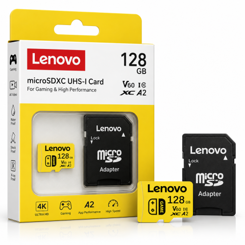 Karta Pamięci Lenovo GAME microSDXC 128GB A2 C10 V60 do Konsol i Telefonów