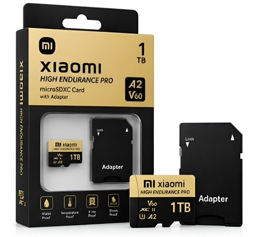 Karta Pamięci Xiaomi High Endurance PRO microSDXC 1TB A2 U3 V60 4K/8K + Adapter SD