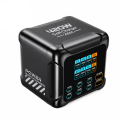 Wieloportowa ładowarka sieciowa Szybkie Ładowanie 420W GaN 6x USB-C 2x USB-A Fast Charger z Wyświetlaczem LED