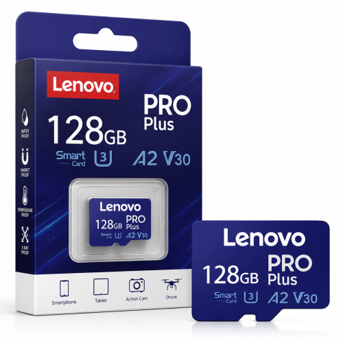 Karta pamięci MicroSDXC Lenovo PRO Plus 128GB A2 V30 U3 Smart Card