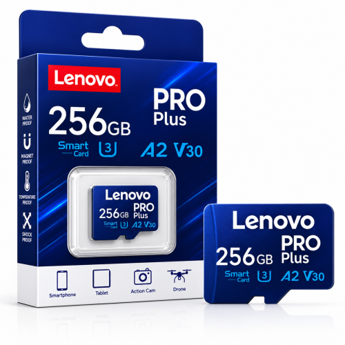 Karta pamięci MicroSDXC Lenovo PRO Plus 256GB A2 V30 U3 Smart Card
