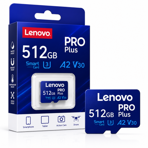  Karta pamięci MicroSDXC Lenovo PRO Plus 512GB A2 V30 U3 Smart Card