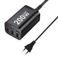 Wieloportowa ładowarka sieciowa 200W GaN 3 3x USB-C 3x USB-A Fast Charger