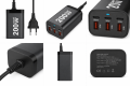 Wieloportowa ładowarka sieciowa 200W GaN 3 3x USB-C 3x USB-A Fast Charger