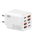 Ładowarka sieciowa 240W GaN 8-portowa 4x USB-C PD 4x USB-A Fast Charger