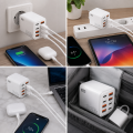 Ładowarka sieciowa 240W GaN 8-portowa 4x USB-C PD 4x USB-A Fast Charger