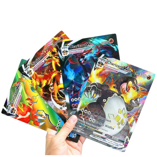 POKEMON DUZE karty BLYSZCZACE 12 SZT.