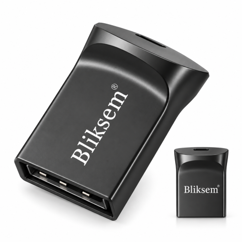 Pendrive Mini USB Bliksem Pamięć Przenośna Metalowa Czarny 16 GB - 128 GB