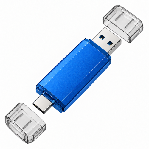  Pendrive do Telefonu i Komputera BINFUL OTG USB Typ C Niebieski