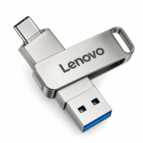 Pendrive Lenovo OTG USB-C Typ C USB 3.0 do Telefonu PC Metal
