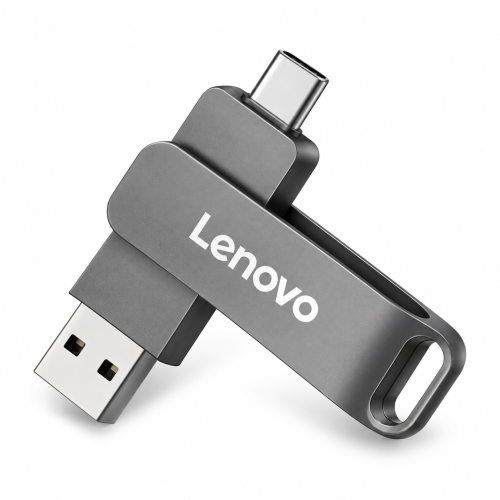  Pendrive Lenovo OTG USB-C Typ C USB 3.0 do Telefonu PC Czarny