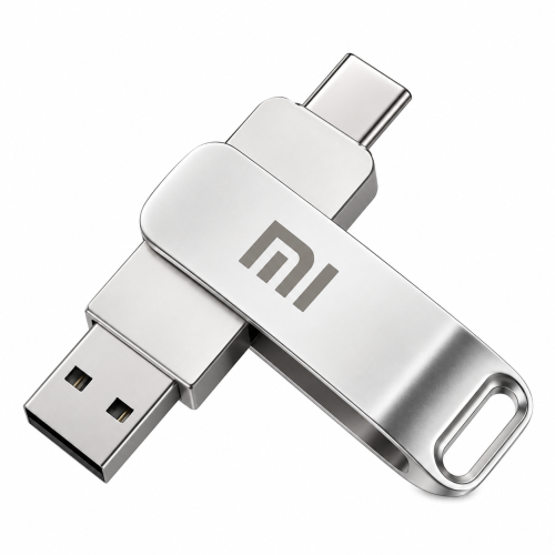 Pendrive Xiaomi OTG USB-C USB 3.0 16TB Obrotowy Metalowy Srebrny